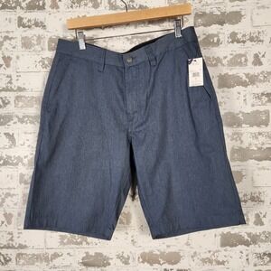 Volcom V Monty Shorts Mens Size 31 22 In Blue Surf‎ Hybrid Walk Shorts Casual